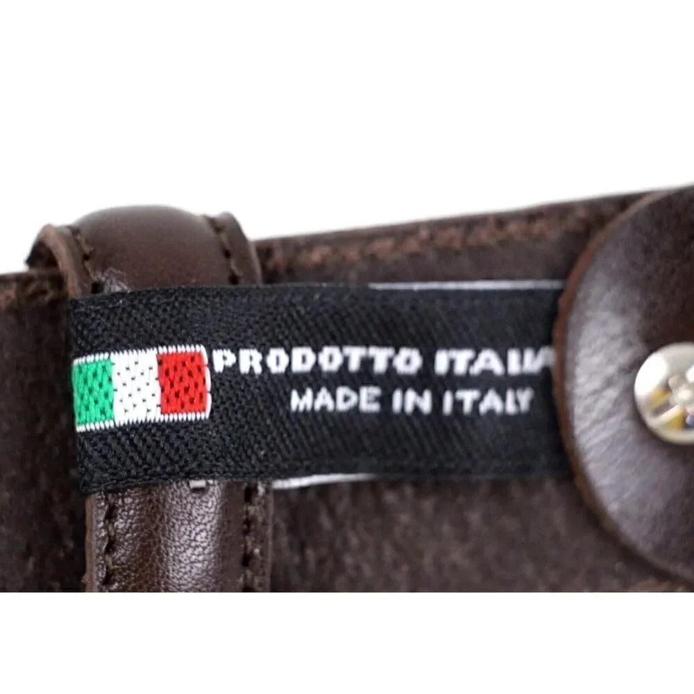 Vera Pelle Italy BROWN GENUINE LEATHER 1.25